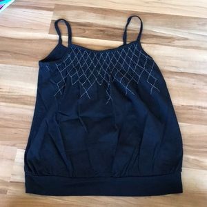 Black tank top